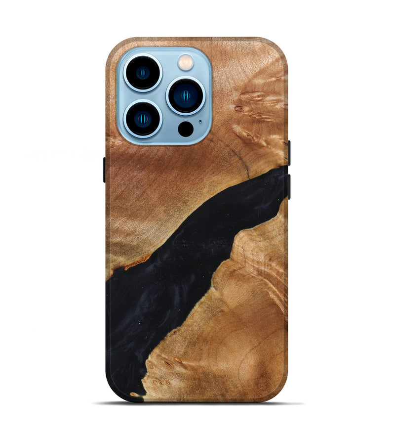 iPhone 14 Pro Wood+Resin Live Edge Phone Case - Chelsea (Artist Pick, 626333)