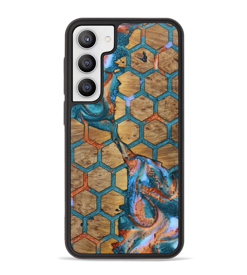 Galaxy S23 Plus Wood+Resin Phone Case - Oakleigh (Pattern, 622082)