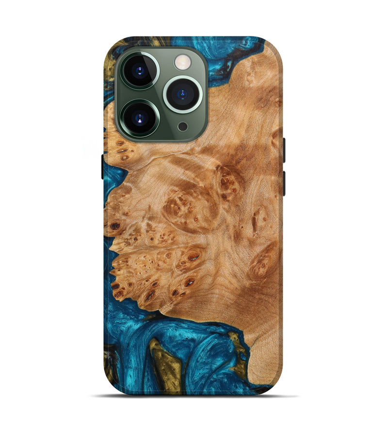 iPhone 13 Pro Wood+Resin Live Edge Phone Case - Kathleen (Artist Pick, 633543)