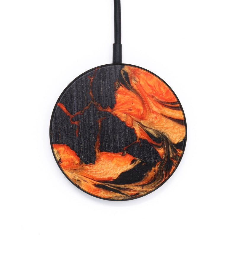 Circle Wood+Resin Wireless Charger - Jamie (Lava, 625100)
