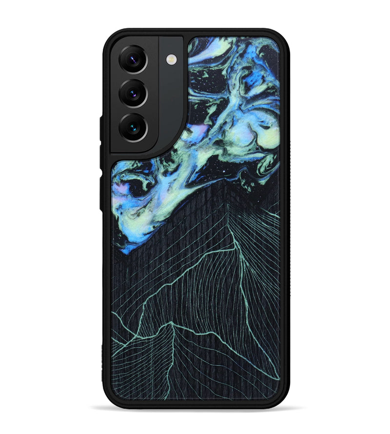 Galaxy S22 Plus Wood+Resin Phone Case - Magen (Aurora, 618530)
