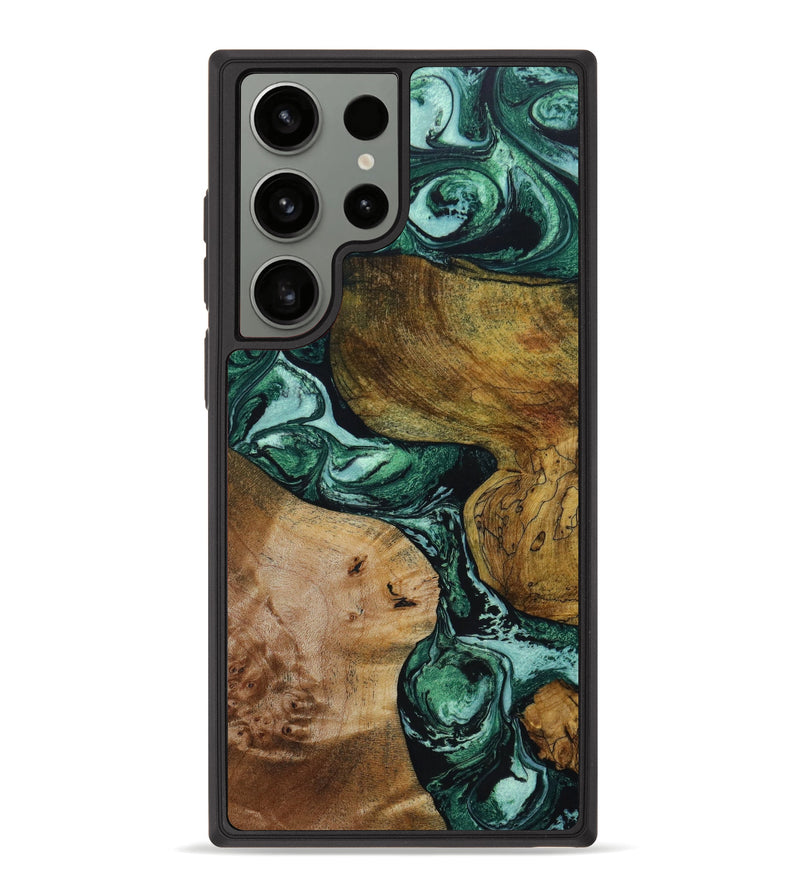 Galaxy S23 Ultra Wood+Resin Phone Case - Morgan (Mosaic, 647743)