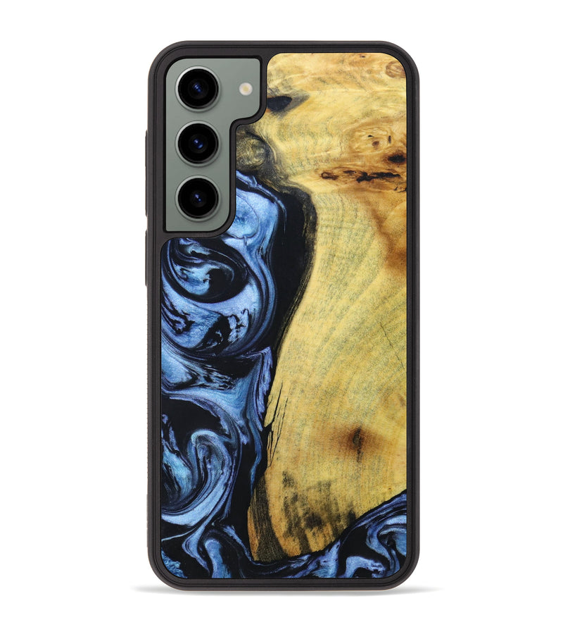 Galaxy S23 Plus Wood+Resin Phone Case - Russell (Blue, 639508)