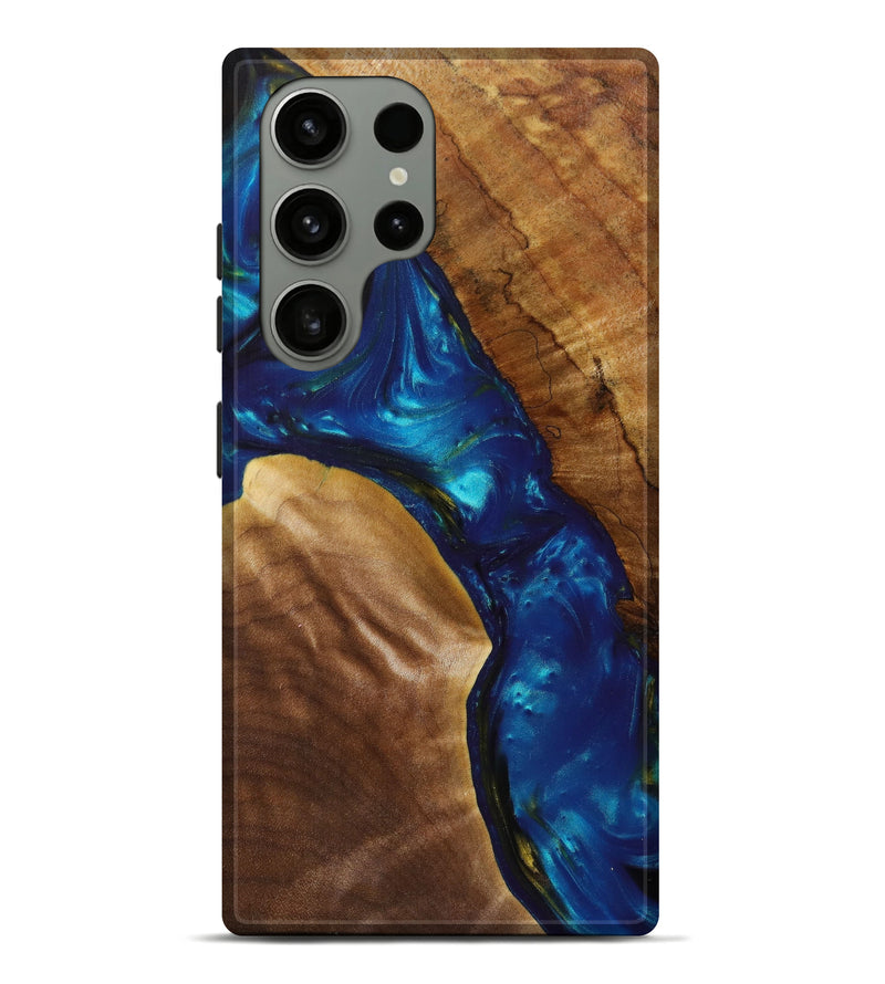 Galaxy S23 Ultra ResinArt Live Edge Phone Case - Rhys (Blue, 622924)