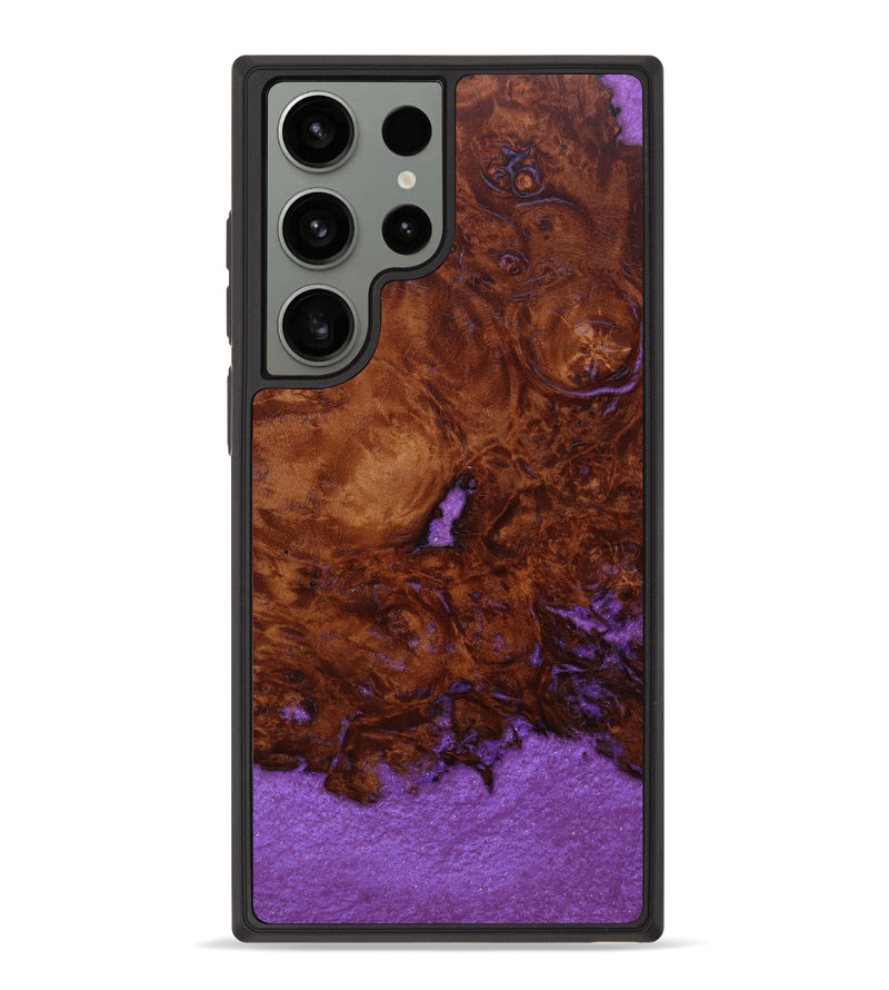 Galaxy S23 Ultra Wood+Resin Phone Case - Chester (Wood Burl, 643562)