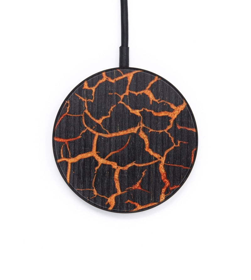 Circle Wood+Resin Wireless Charger - Aziel (Lava, 627034)