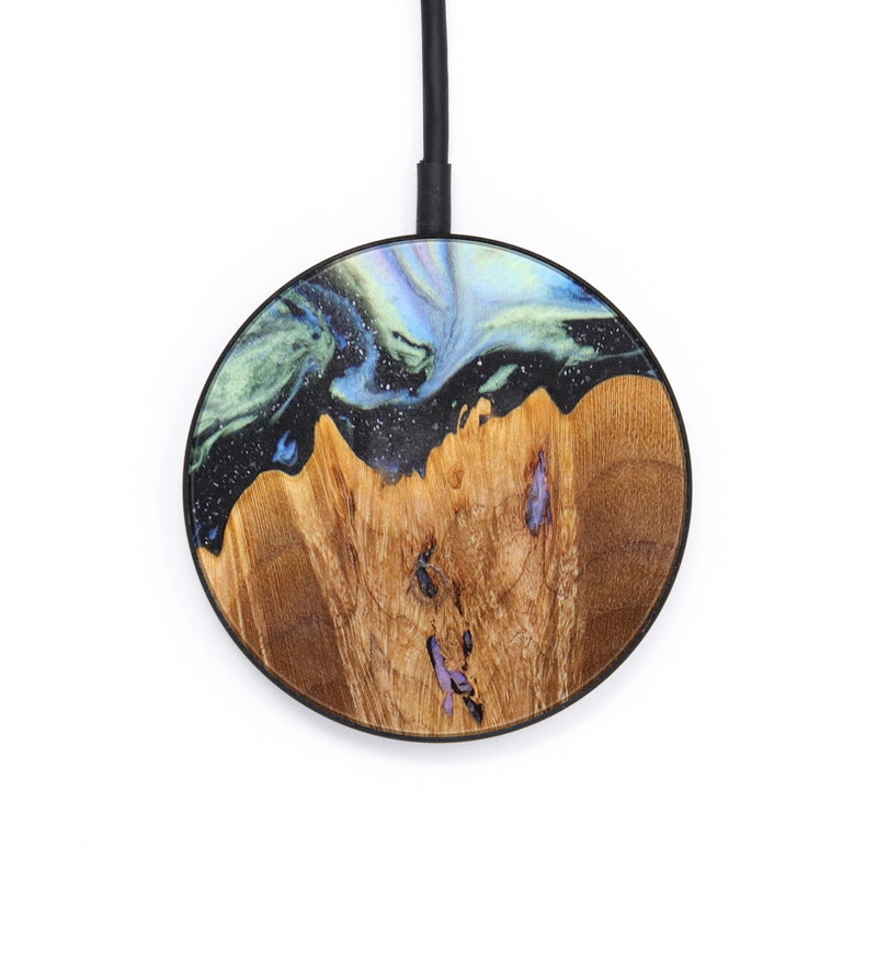 Circle Wood+Resin Wireless Charger - Tristin (Aurora, 617453)