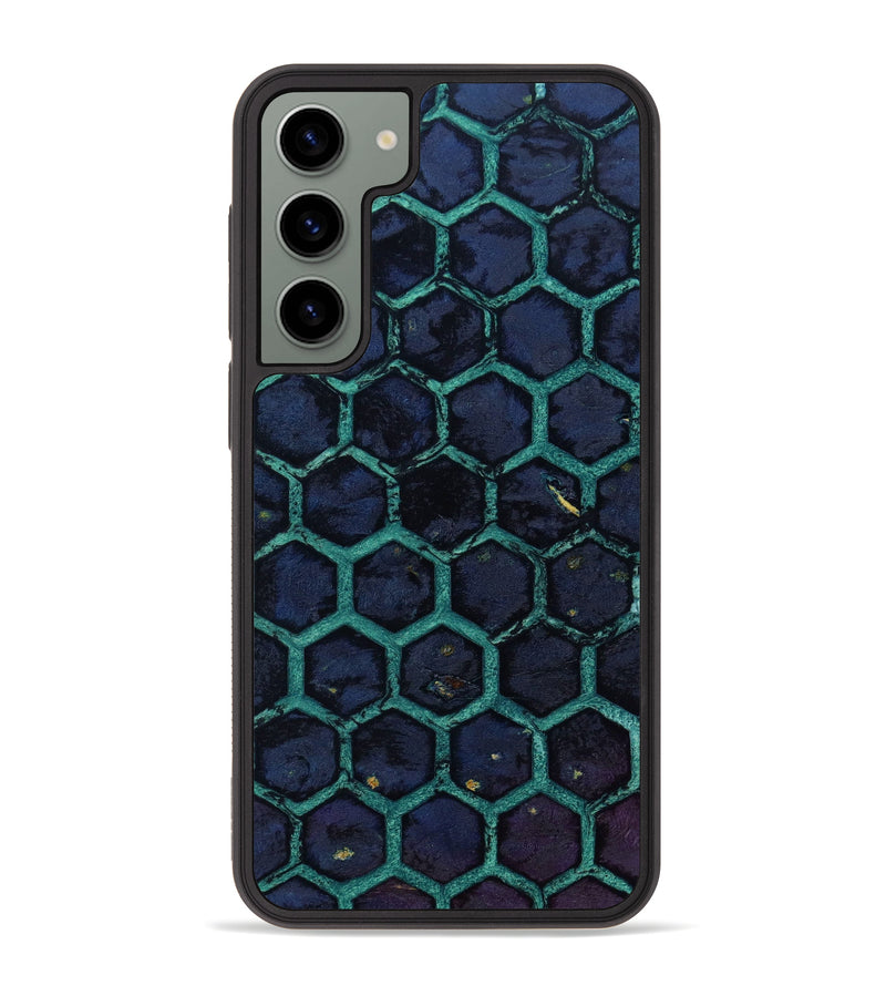 Galaxy S23 Plus Wood+Resin Phone Case - Tommy (Pattern, 646141)