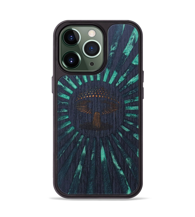 iPhone 13 Pro Wood+Resin Phone Case - Clay (Retro, 634480)