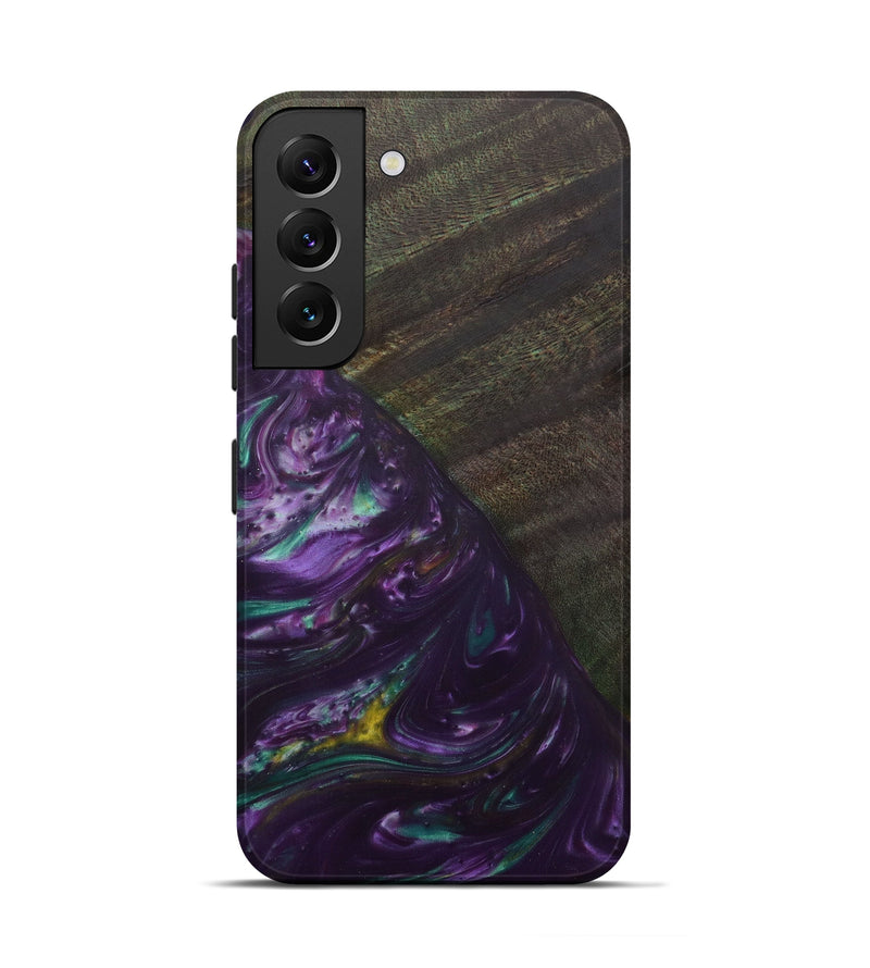 Galaxy S22 Wood+Resin Live Edge Phone Case - Lapkin (Purple, 594844)