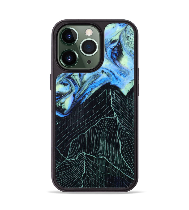 iPhone 13 Pro Wood+Resin Phone Case - Kensington (Aurora, 617620)