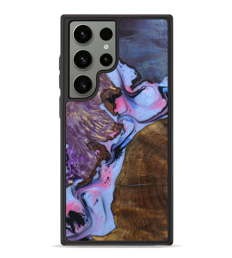 Galaxy S23 Ultra Wood+Resin Phone Case - Lanie (Mosaic, 622755)