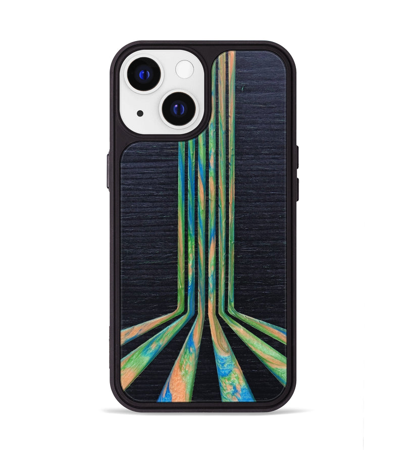 iPhone 13 Wood+Resin Phone Case - Isabel (Retro, 634809)