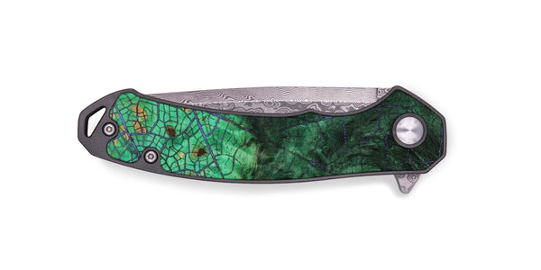 EDC Wood+Resin Pocket Knife - Ida (Spring, 643947)