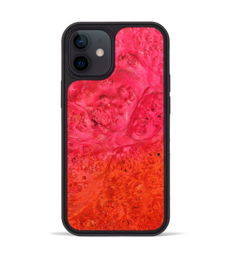 iPhone 12 mini Wood+Resin Phone Case - Woodrow (Wood Burl, 646030)