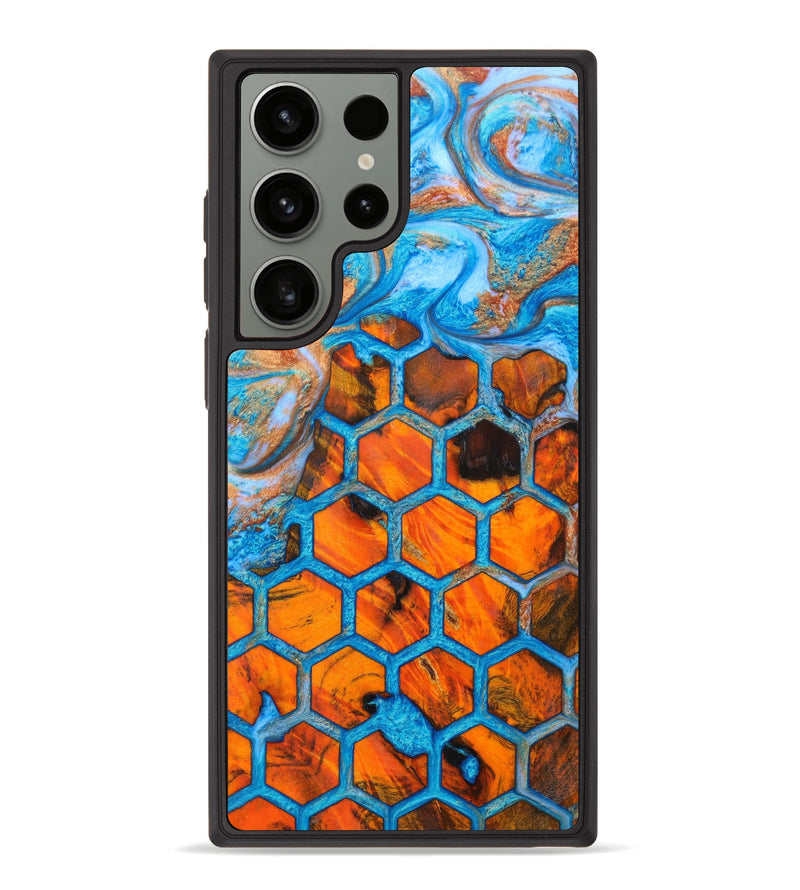 Galaxy S23 Ultra Wood+Resin Phone Case - Ryszard (Pattern, 634252)