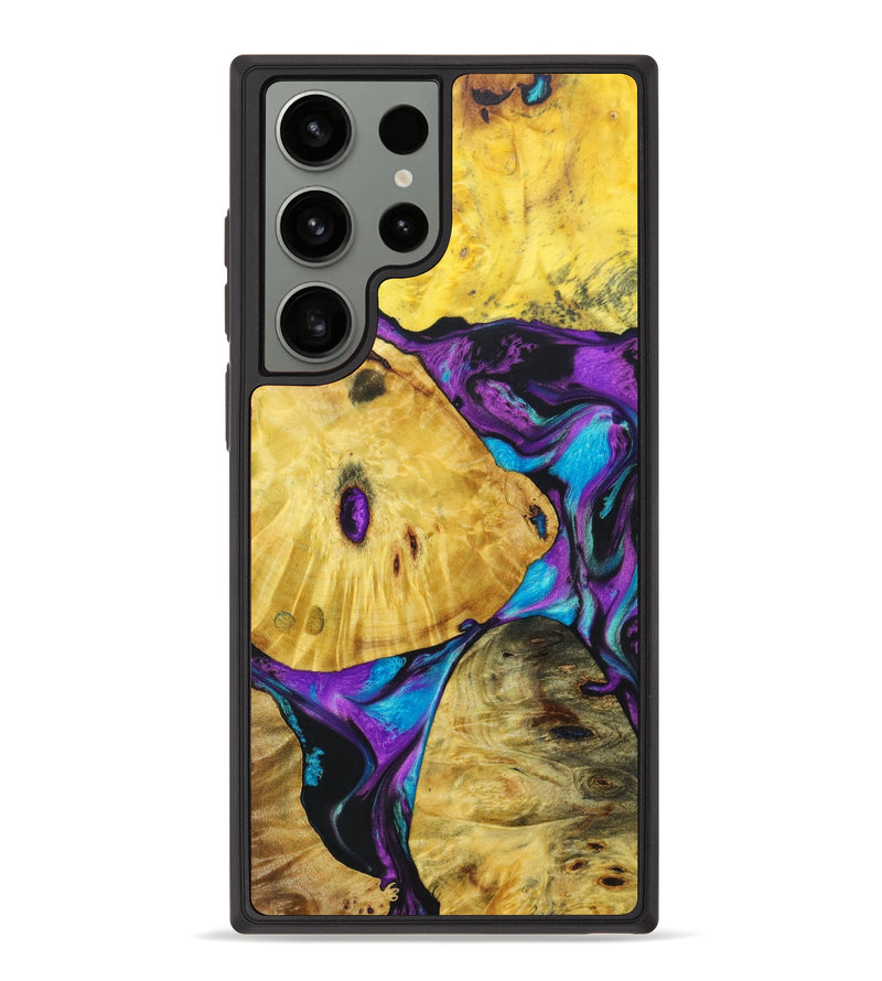 Galaxy S23 Ultra Wood+Resin Phone Case - Dena (Mosaic, 637384)
