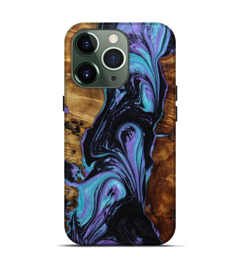 iPhone 13 Pro Wood+Resin Live Edge Phone Case - August (Artist Pick, 646740)