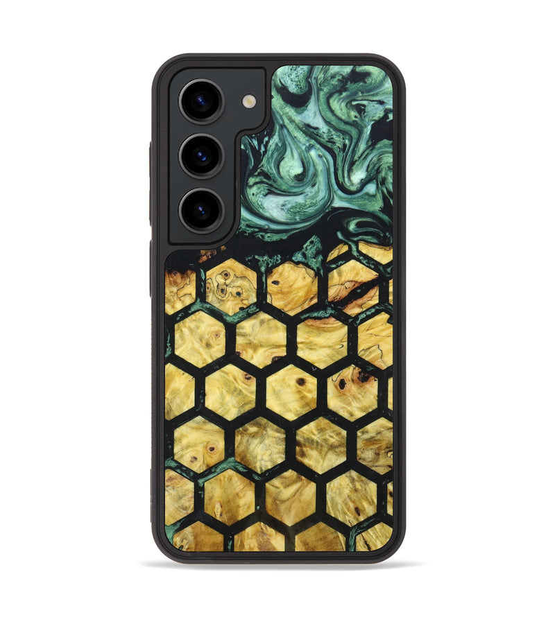 Galaxy S23 Wood+Resin Phone Case - Reginald (Pattern, 640729)