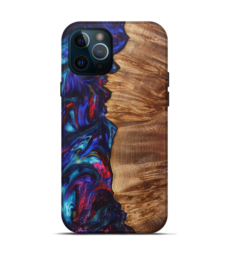 iPhone 12 Pro Wood+Resin Live Edge Phone Case - Tini (Artist Pick, 605623)