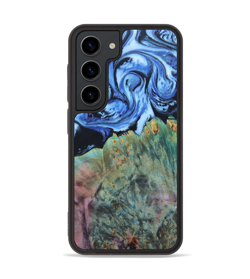 Galaxy S23 Wood+Resin Phone Case - Lynwood (Blue, 633550)