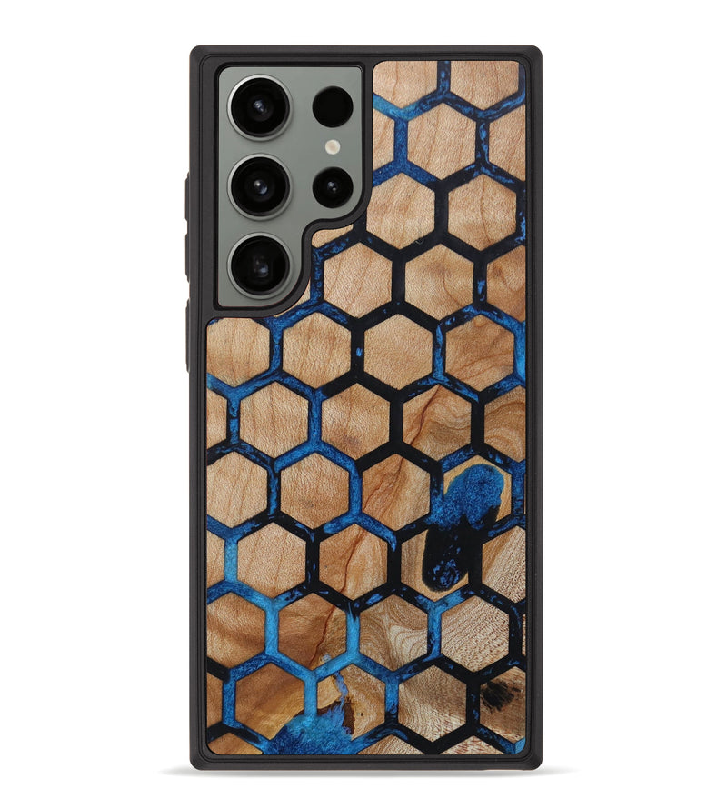 Galaxy S23 Ultra Wood+Resin Phone Case - Bristol (Pattern, 622085)