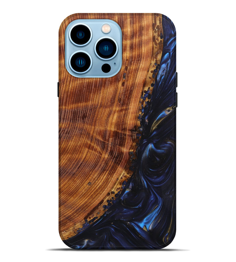 iPhone 14 Pro Max Wood+Resin Live Edge Phone Case - Damir (Artist Pick, 625767)