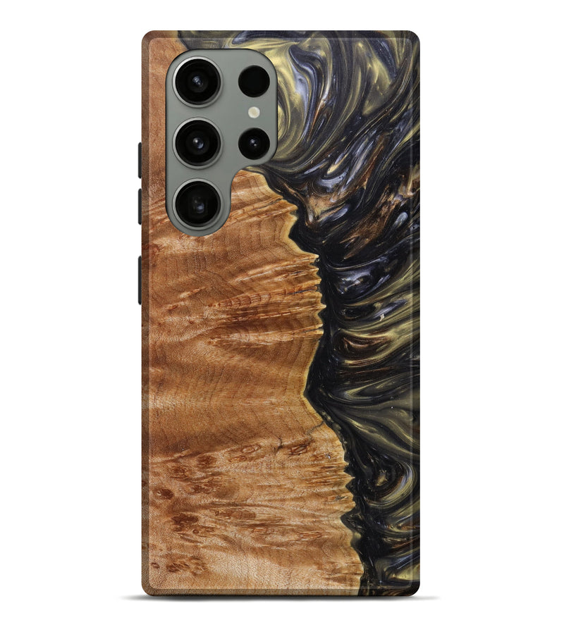 Galaxy S23 Ultra Wood+Resin Live Edge Phone Case - Stephon (Metallic, 625403)