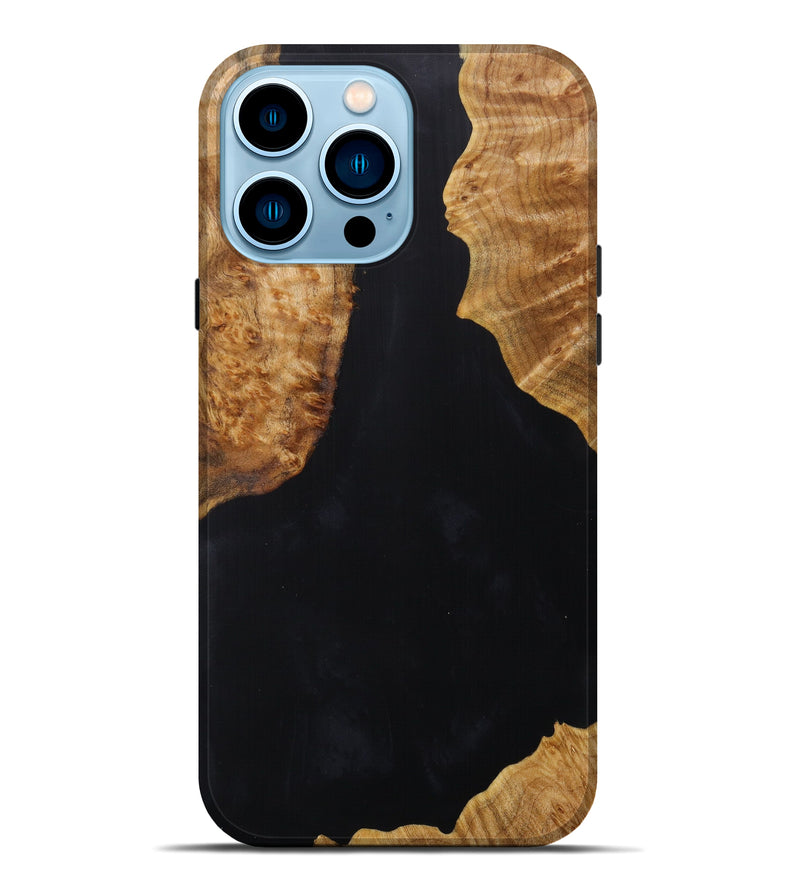 iPhone 14 Pro Max Wood+Resin Live Edge Phone Case - Gabriela (Artist Pick, 613374)
