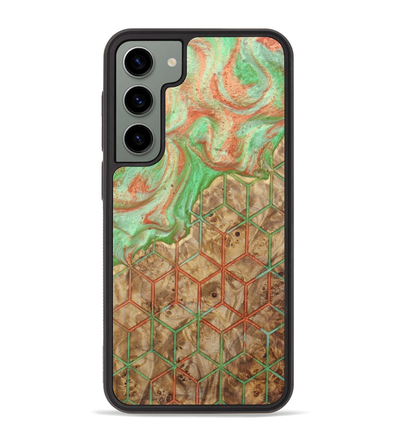 Galaxy S23 Plus Wood+Resin Phone Case - Calleigh (Pattern, 625698)