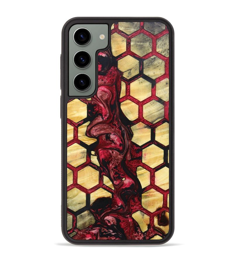 Galaxy S23 Plus Wood+Resin Phone Case - Roberta (Pattern, 630029)