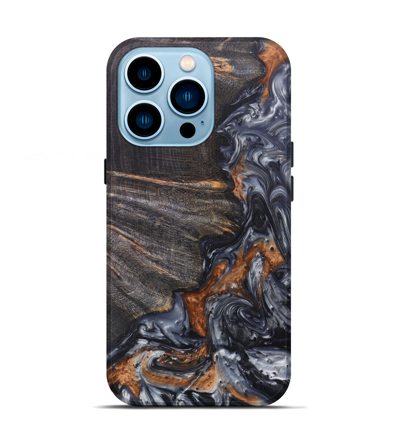iPhone 14 Pro Wood+Resin Live Edge Phone Case - Tarah (Artist Pick, 606772)