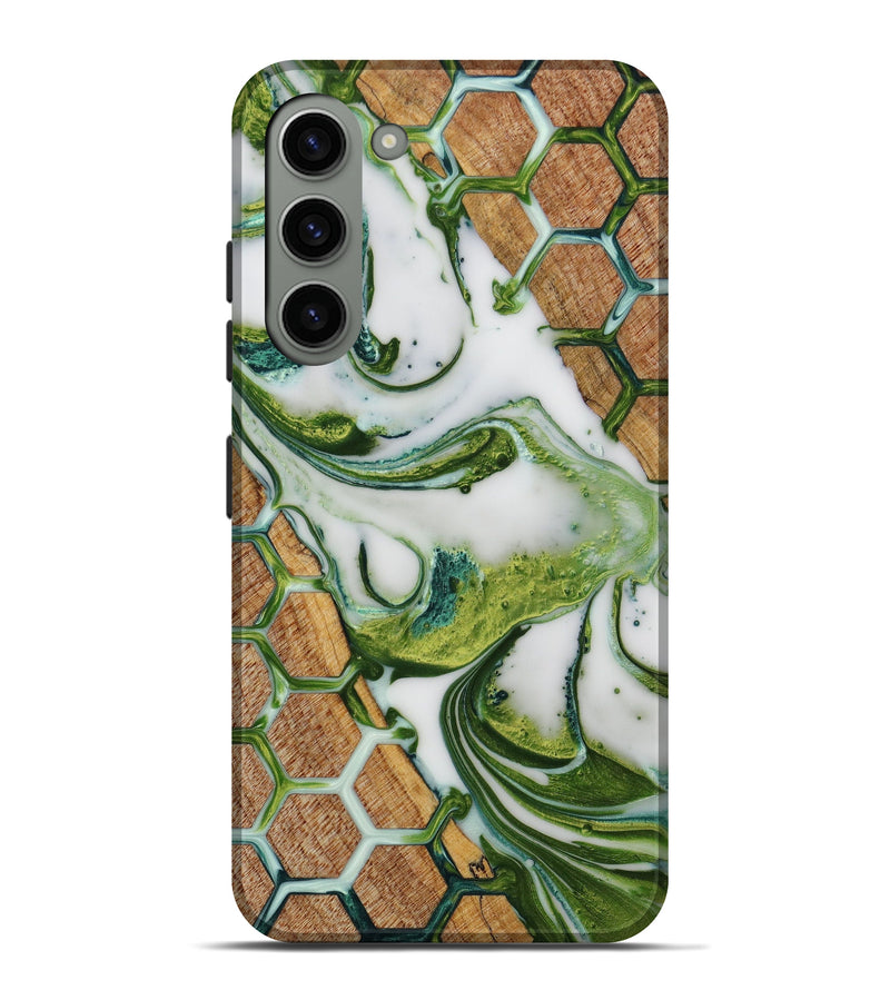 Galaxy S23 Plus Wood+Resin Live Edge Phone Case - Lance (Pattern, 647841)