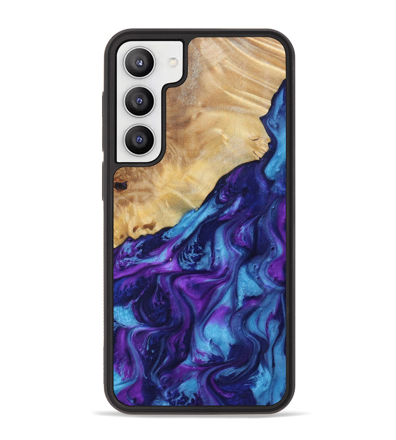 Galaxy S23 Plus Wood+Resin Phone Case - Lakeisha (Purple, 621348)