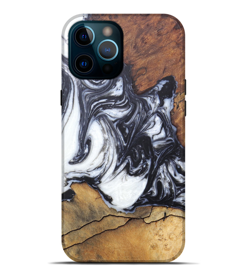 iPhone 12 Pro Max Wood+Resin Live Edge Phone Case - Juergen (Artist Pick, 607254)