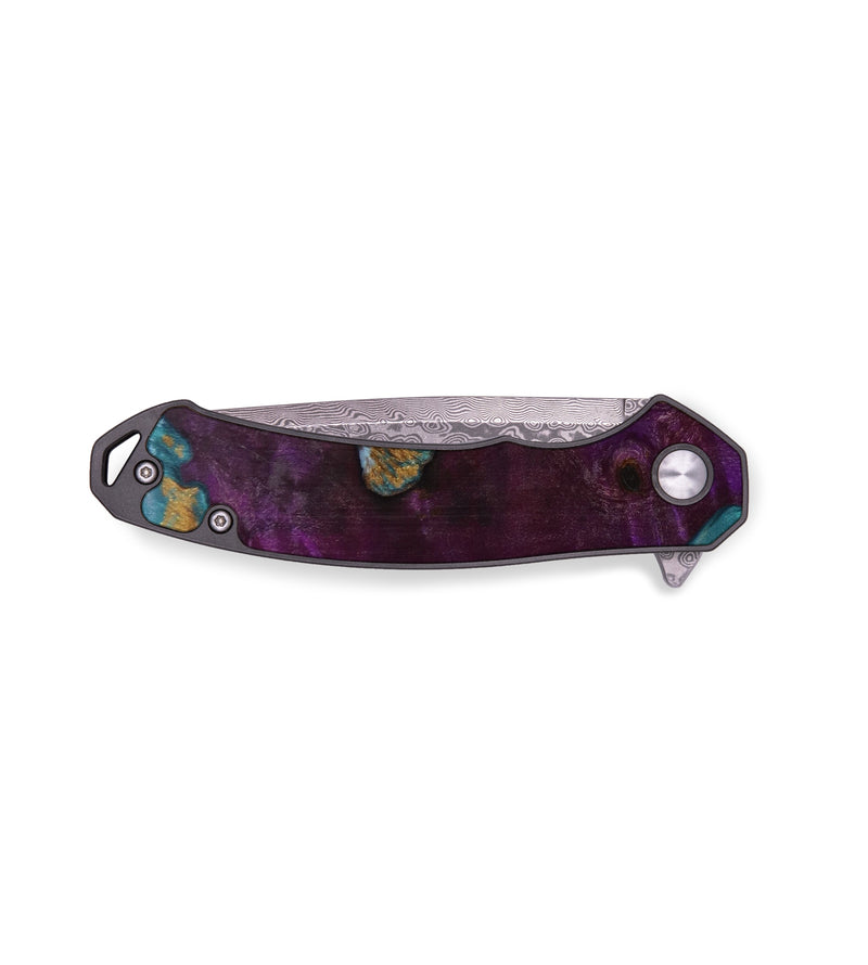 EDC Wood+Resin Pocket Knife - Angelica (Artist Pick, 643134)