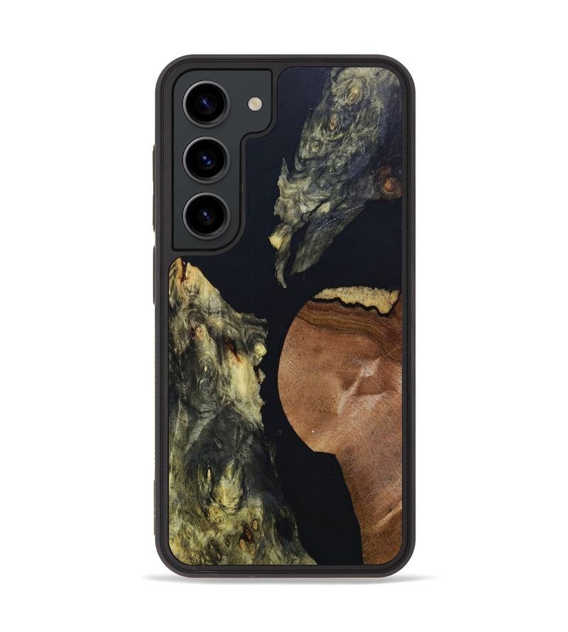 Galaxy S23 Wood+Resin Phone Case - Kelly (Mosaic, 639865)