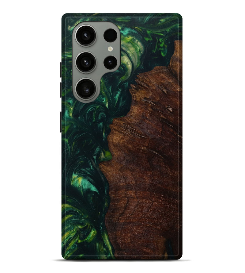 Galaxy S23 Ultra ResinArt Live Edge Phone Case - Zain (Green, 622932)