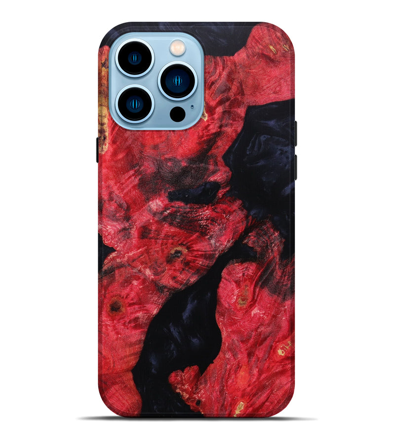 iPhone 14 Pro Max Wood+Resin Live Edge Phone Case - Rebeca (Artist Pick, 633314)