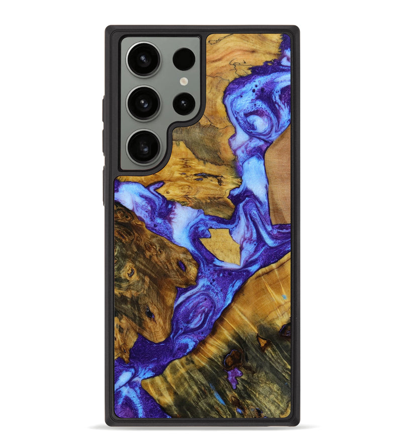 Galaxy S23 Ultra Wood+Resin Phone Case - Jimmy (Mosaic, 646758)