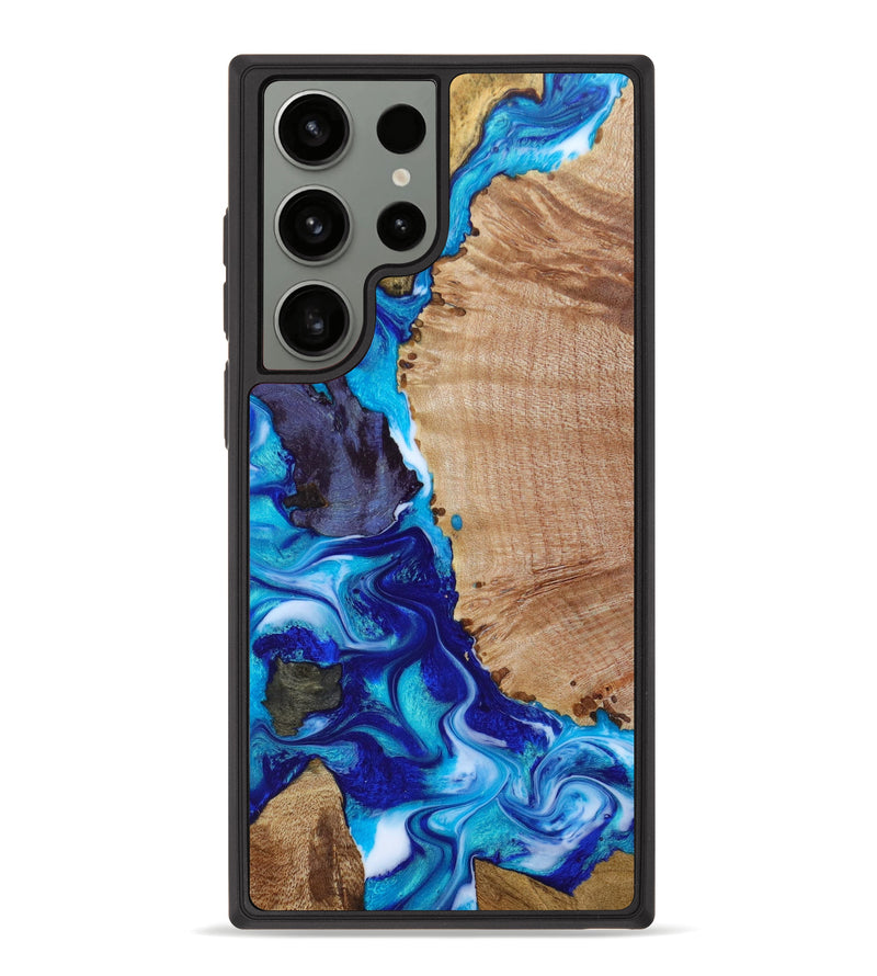 Galaxy S23 Ultra Wood+Resin Phone Case - Franco (Mosaic, 623050)
