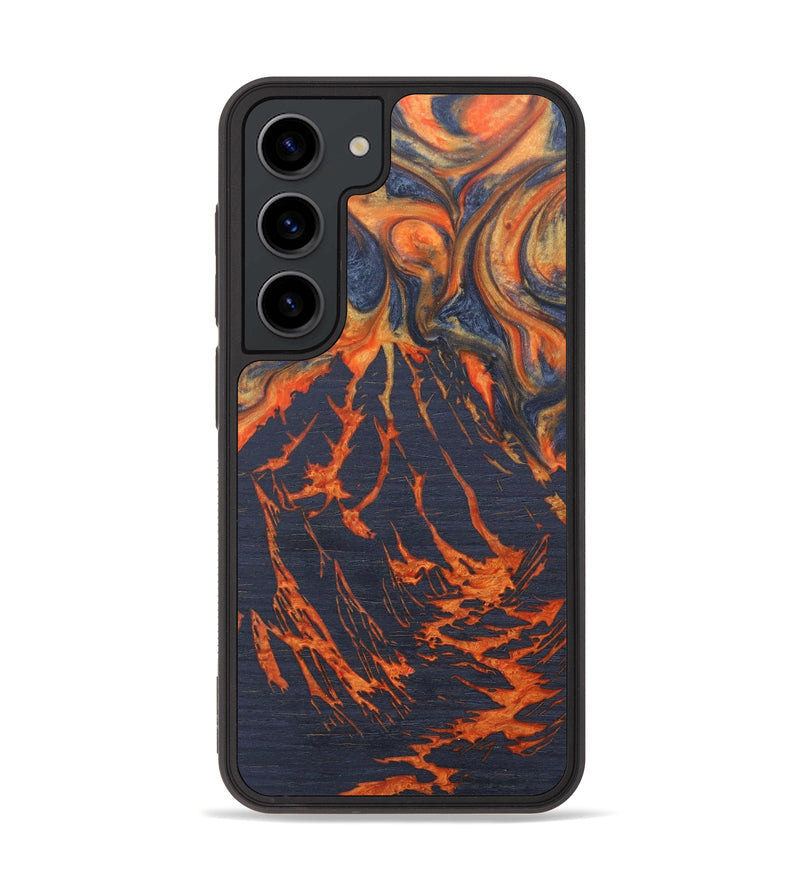 Galaxy S23 Wood+Resin Phone Case - Loni (Lava, 627674)