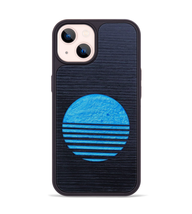 iPhone 14 Wood+Resin Phone Case - Latisha (Retro, 634510)