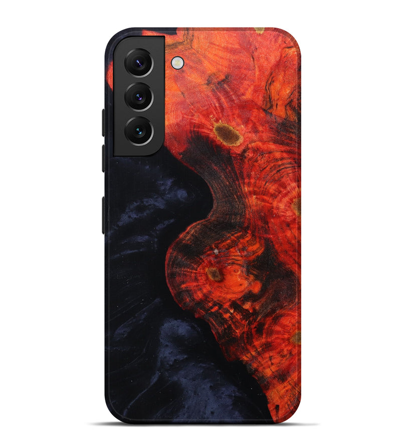 Galaxy S22 Plus Wood+Resin Live Edge Phone Case - Jaydin (Black & White, 627719)