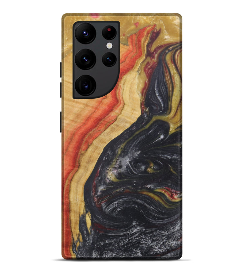 Galaxy S22 Ultra Wood+Resin Live Edge Phone Case - Chabane (Metallic, 577477)