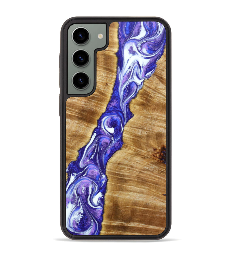 Galaxy S23 Plus Wood+Resin Phone Case - Randolph (Purple, 640995)