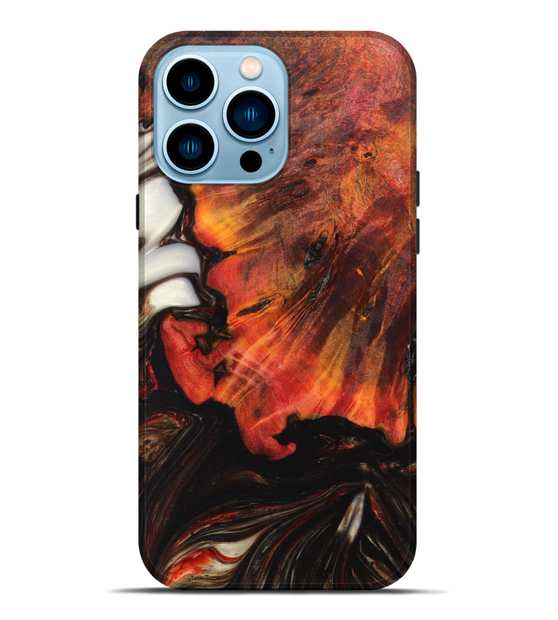 iPhone 14 Pro Max Wood+Resin Live Edge Phone Case - Kinsley (Artist Pick, 630439)