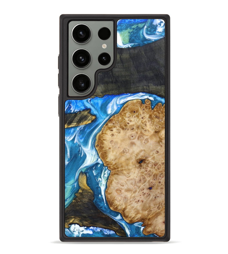Galaxy S23 Ultra Wood+Resin Phone Case - Ruud (Mosaic, 633490)