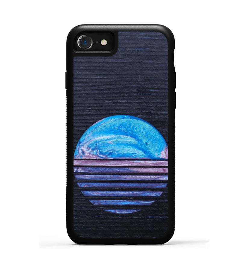 iPhone SE Wood+Resin Phone Case - Andrea (Retro, 634708)