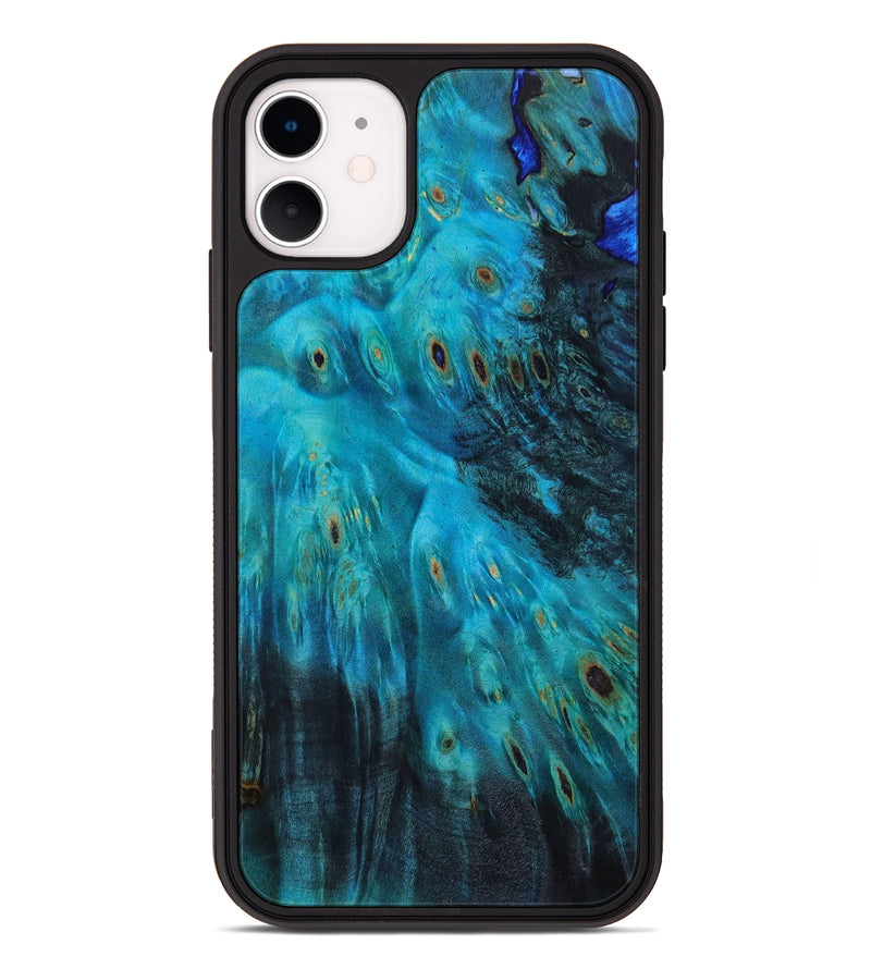 iPhone 11 Wood+Resin Phone Case - Aubrey (Wood Burl, 646579)